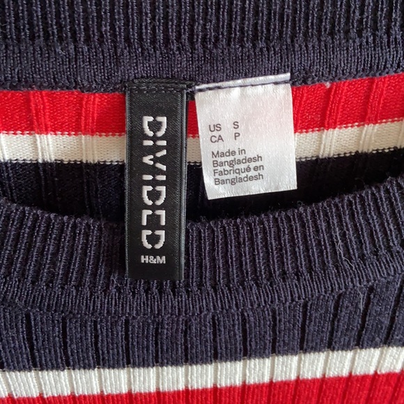 Ribbed striped sweater - Picture 2 of 3